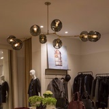 Lindsey北欧式现代简约客厅餐厅创意个性卧室服装店玻璃灯罩吊灯