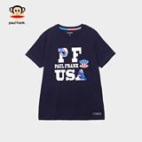 Paul Frank/大嘴猴BZ [商场同款]男式短袖T恤针织衫PFATE162030M