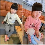 童装2015秋冬装韩版女童加绒内搭打底衫儿童小老鼠不规则卫衣T恤