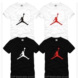 男女学生装T恤短袖美国飞人乔丹Jordan扣篮球运动会衣服纯棉宽松