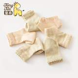 童泰春夏季婴儿袜子彩棉0-1-3岁新生儿松口袜无骨缝合宝宝纯棉袜