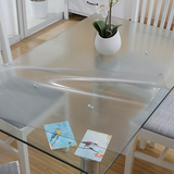新品防水桌布PVC软质玻璃透明餐桌布塑料桌垫茶几垫台布水晶板