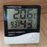 温度计家用湿度计室内婴儿房高精度电子温湿度计儿童闹钟日历