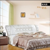 床头板欧式 简约现代床头板软包靠背板定制1.8米皮艺双人床头床屏