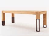 北欧宜家创意造型实木桌子 酒店餐厅餐桌会议桌 设计师工作台定制