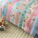 新款卡通韩国多功能斜纹全棉绗缝被空调被床盖床单夏凉被儿童包邮