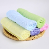 100%竹纤维小毛巾 小方巾 竹纤维毛巾 健康婴儿巾 卸妆毛巾 抗菌
