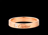 专柜正品代购 卡地亚Cartier 婚戒 18K玫瑰金镶钻B4210700 戒指