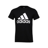 Adidas/阿迪达斯 男子2016夏季新款运动休闲短袖T恤 黑 S23014