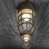美式工业风复古餐厅爱迪生户外浴室防爆防水船舶吸顶灯室外吸顶灯