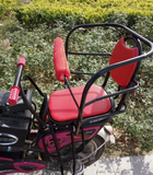 减震加厚宝宝儿童安全座椅自行车折叠车自行车后置座椅可调节