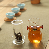 红茶茶具加厚耐热玻璃壶不锈钢内胆冲茶器泡茶壶红茶杯绿茶泡特价
