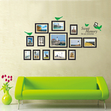 创意客厅沙发电视背景墙壁装饰贴纸卧室温馨浪漫墙上贴画记忆相框