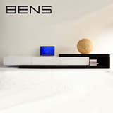 BENS奔斯北欧电视柜现代简约烤漆地柜可伸缩小户型客厅组合7039S
