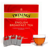 9月产新货 进口红茶 英国twinings川宁早餐红茶200克/100片袋泡茶