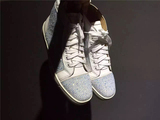代购CL2015新款白色休闲鞋铆钉鞋男鞋乐福鞋低帮鞋真皮套脚正品