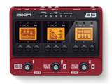 ZOOM B3电贝司综合效果器 贝司音箱模拟LOOP USB 包邮 中文说明