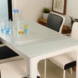 台布餐桌布防水油软质玻璃桌布椅套桌垫PVC茶几垫透明水晶垫板