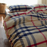 床单单件 纯棉四件套 斜纹加厚1.5m1.8m2米单人双人 全棉布被单