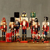 创意复古士兵胡桃夹木偶圣诞人物生日礼物装饰品摆件家居桌面摆设