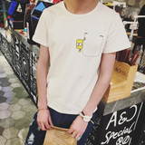 夏季原创潮男士卡通短袖T恤韩版辛普森半袖汗衫学生百搭上衣体恤