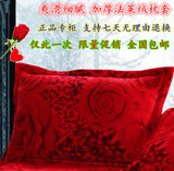【天天特价】正品纯棉珊瑚绒枕头套冬季加厚保暖法莱绒枕套一对装