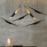 时尚流行新古典铝材长管客厅餐厅美式装饰LED吊灯单头设计师吊灯