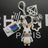 疯狂兔子LED汽车钥匙扣卡通雷曼兔子包包挂件创意礼品 秒晟杂物