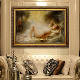 手绘油画 酒店画装饰画古典别墅挂画印象裸体人物画 女人人体艺术