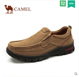 Camel/骆驼男鞋秋季正品大休闲优质牛皮工装磨砂牛皮鞋A632307310