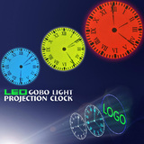 新款二代LED投影时钟 罗马电子钟创意时钟 投影指针夜光客厅挂钟