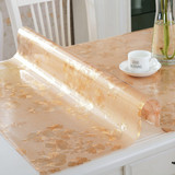 多沃PVC餐桌布防水软质玻璃塑料台布餐桌垫免洗茶几垫磨砂水晶板