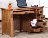 欧式 进口白橡木 全实木家具 电脑桌 学习桌 办公桌 书桌 特价