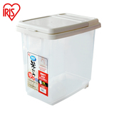 爱丽思IRIS 10kg密封环保家用树脂米桶米箱MRS-10白/透明 包邮