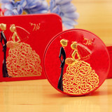 结婚庆用品婚礼马口铁喜糖盒子个性糖果包装盒子创意铁盒 礼品盒