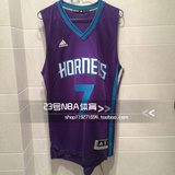 正品 NBA 洛特黄蜂队 7号疯狂林书豪 男篮球服SW球衣新版 紫