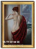 手绘美女人体裸体艺术油画卧室书房美女挂画壁画会所酒店装饰画