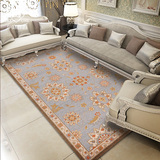 欧式羊毛地中海波斯地毯客厅茶几卧室现代简约美式田园丝毛地毯