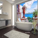 瓷砖3D地砖内墙砖墙纸壁画客厅卧室浴室厨房卫生间背景墙油画风景