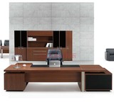 杭州办公家具组合设计 总裁经理老板电脑办公桌 大班台 可定制