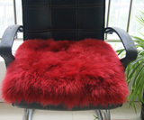 冬季加厚椅子垫定做沙发垫纯羊毛皮毛绒坐垫包邮特价可爱椅垫套