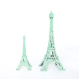 薄荷绿巴黎埃菲尔铁塔模型摆件创意生日礼物办公室家具装饰礼品