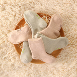 婴儿袜子有机彩棉新生儿春季儿童袜婴幼儿松口袜秋冬纯棉宝宝袜子