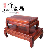 红酸枝黄檀中式古典优雅实木底座紫砂壶茶杯工艺品摆件长方形木托