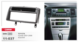 丰田卡罗拉系列汽车车载音响CD,DVD导航改装面框通用主机面板