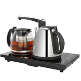 烧水壶茶具全不锈钢玻璃煮茶器抽水加水泡茶壶电热水壶自动上水壶