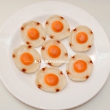 仿真食物食品模型煎蛋太阳蛋鸡蛋橱柜装饰教材教具过家家幼儿玩具