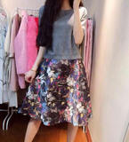 2014韩国代购秋冬套装针织衫毛衣套装裙短裙女装装蝴蝶伞裙两件套