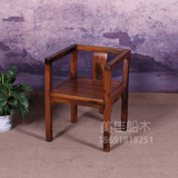 老船木圈椅古典全实木围椅靠背椅会议主人椅会所茶楼家用住宅家具