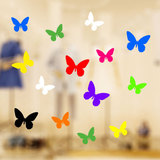 六一61蝴蝶 母婴儿童房服装玩具店幼儿园装饰 墙贴 玻璃贴 窗贴花